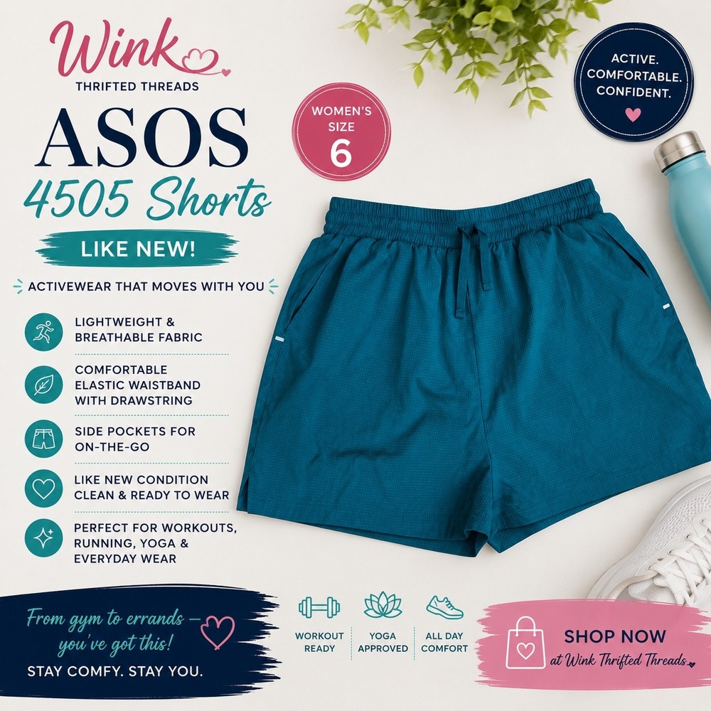 ASOS 4505 Shorts Green Size 6 | Like New | Activewear‎ Women's